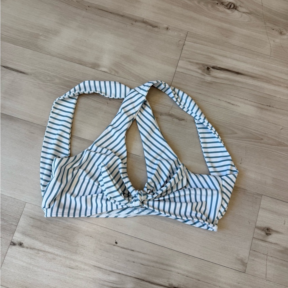 Striped Bikini Top